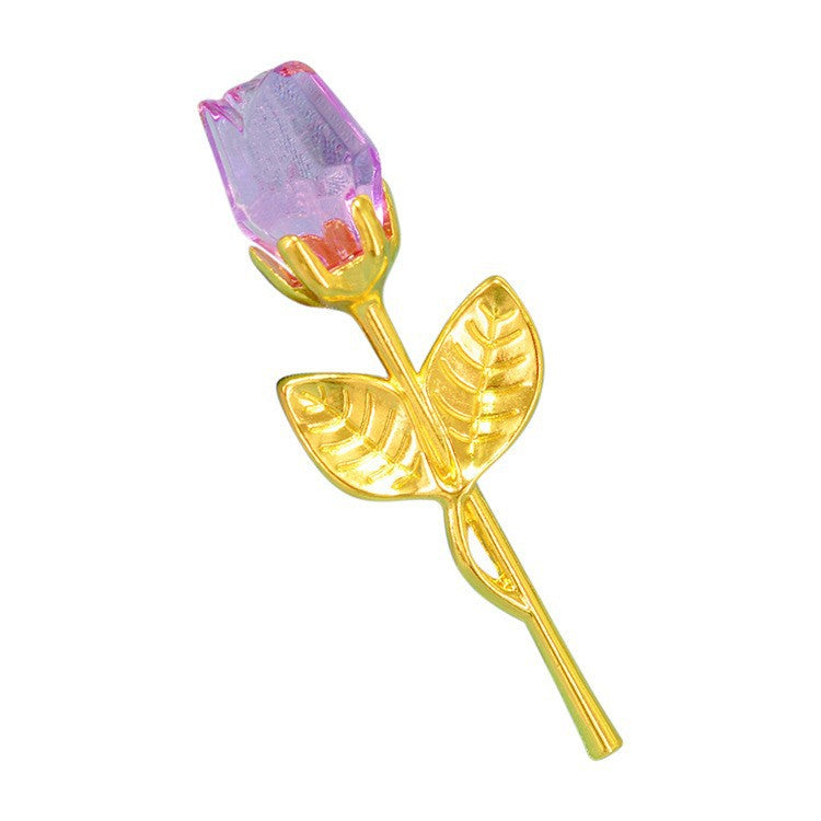 Crystal Rose Ornament