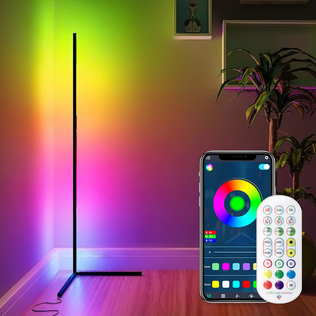 RGBIC Bluetooth Floor Lamp with App Control